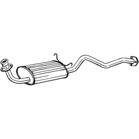 Stredný tlmič výfuku BOSAL 280-159