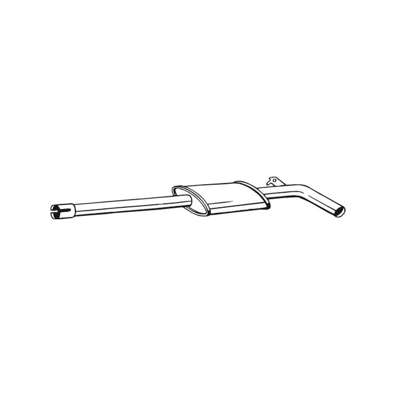 Stredný tlmič výfuku BOSAL 280-291
