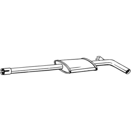 Stredný tlmič výfuku BOSAL 280-291