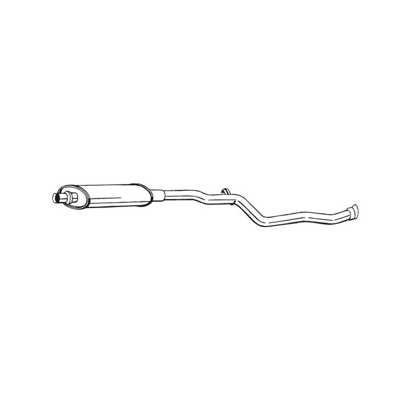 Stredný tlmič výfuku BOSAL 281-287