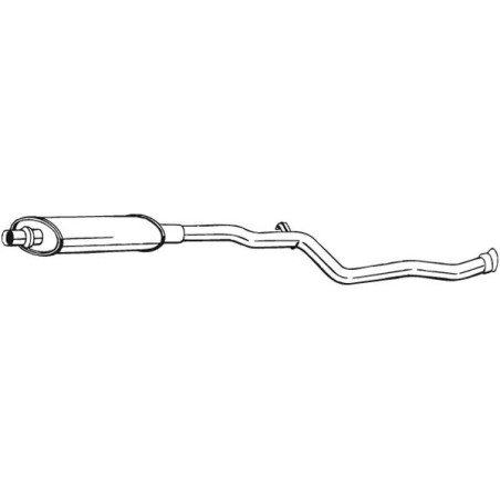 Stredný tlmič výfuku BOSAL 281-287