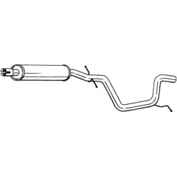 Stredný tlmič výfuku BOSAL 281-457