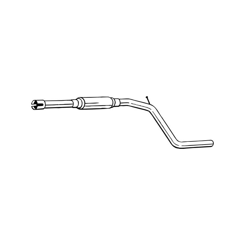 Stredný tlmič výfuku BOSAL 281-957