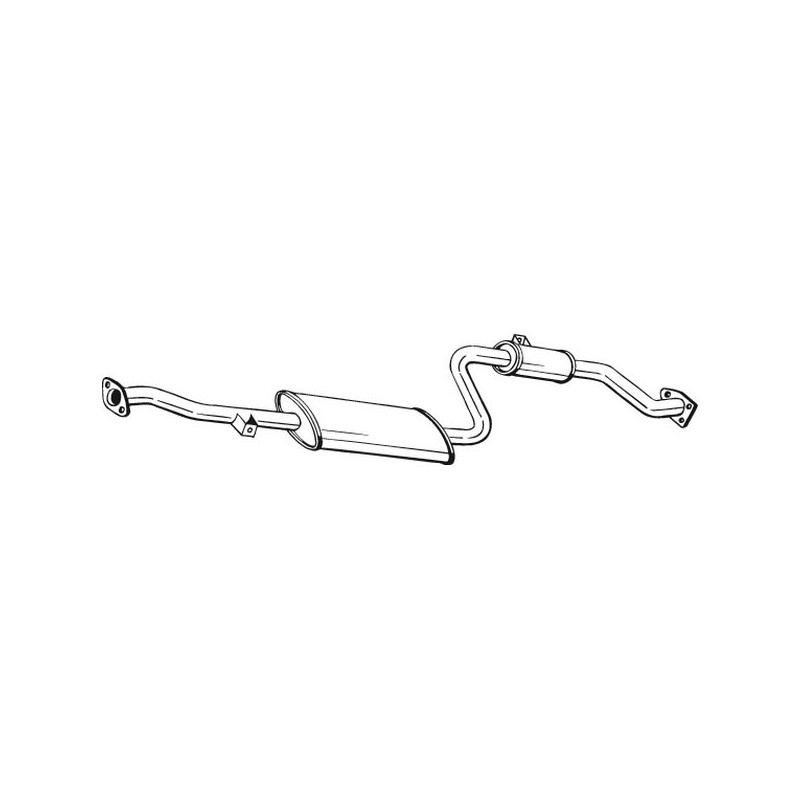 Stredný tlmič výfuku BOSAL 282-741
