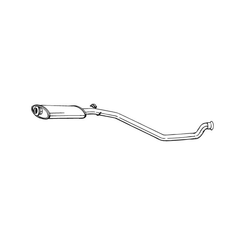 Stredný tlmič výfuku BOSAL 282-849