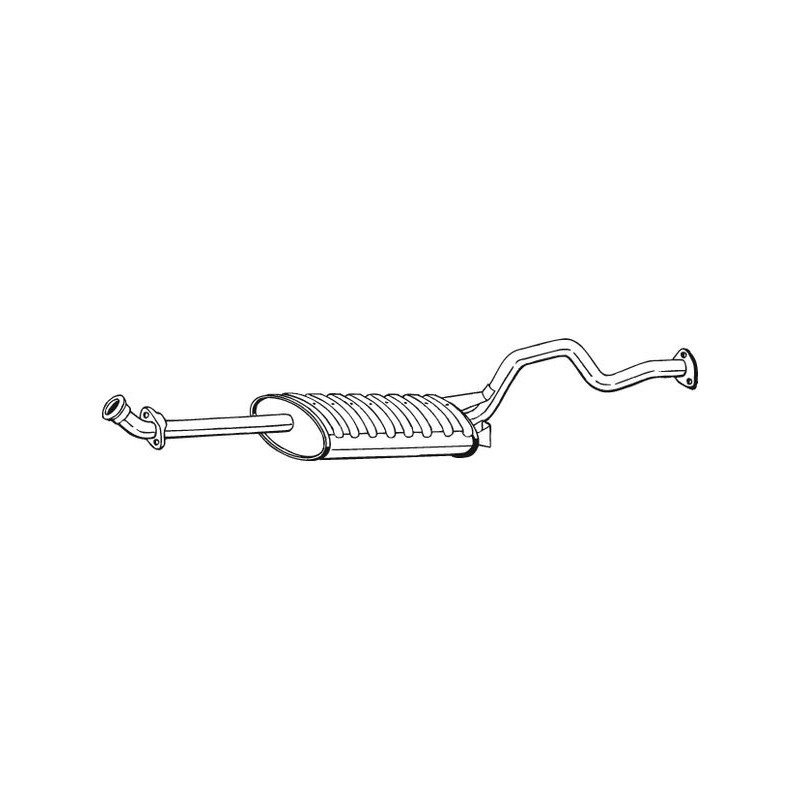 Stredný tlmič výfuku BOSAL 282-891