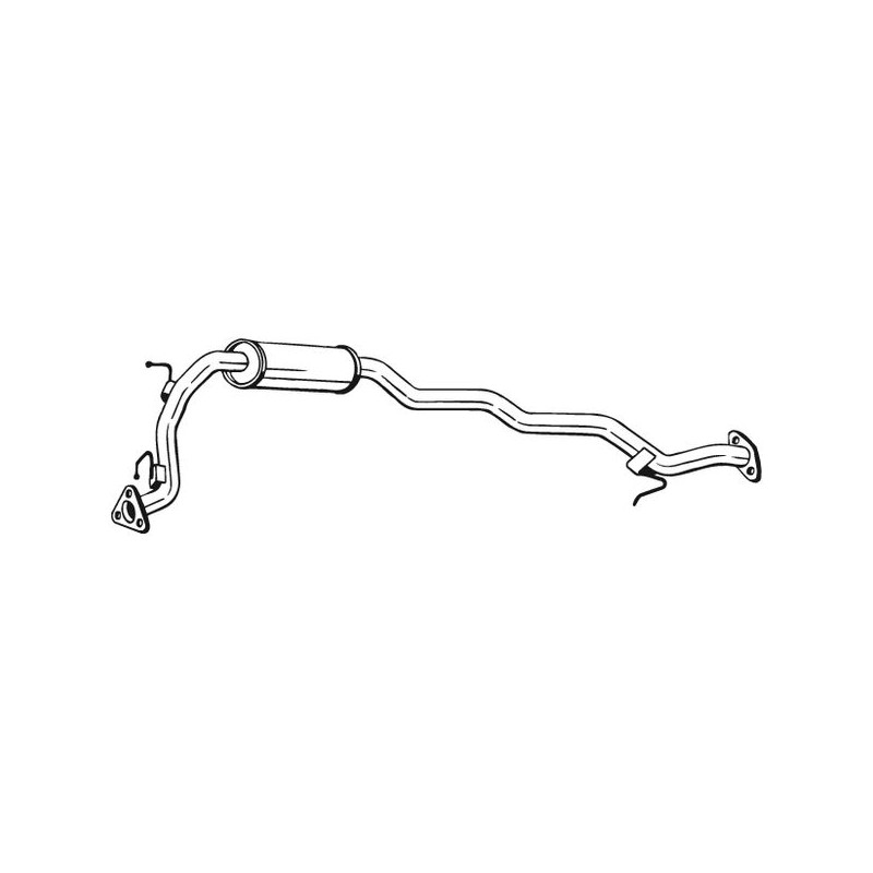 Stredný tlmič výfuku BOSAL 283-451