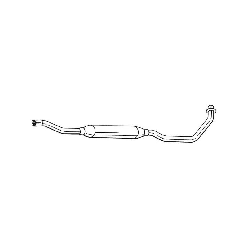 Stredný tlmič výfuku BOSAL 283-991