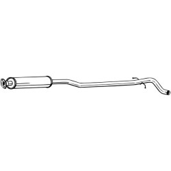Stredný tlmič výfuku BOSAL 286-189
