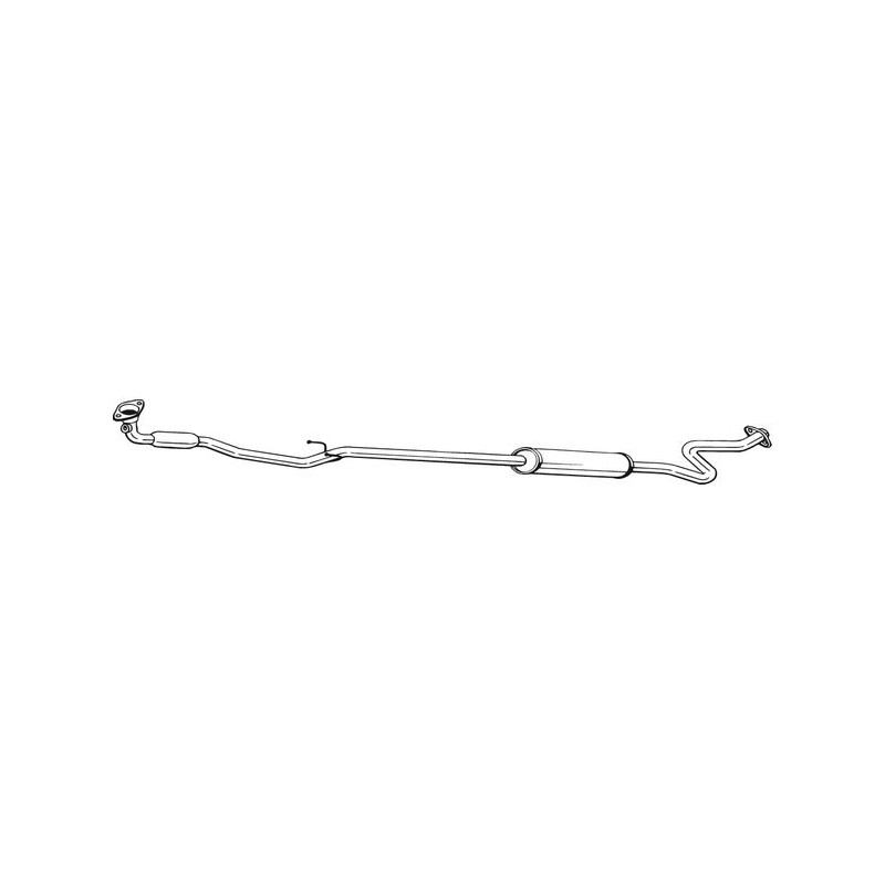 Stredný tlmič výfuku BOSAL 286-265