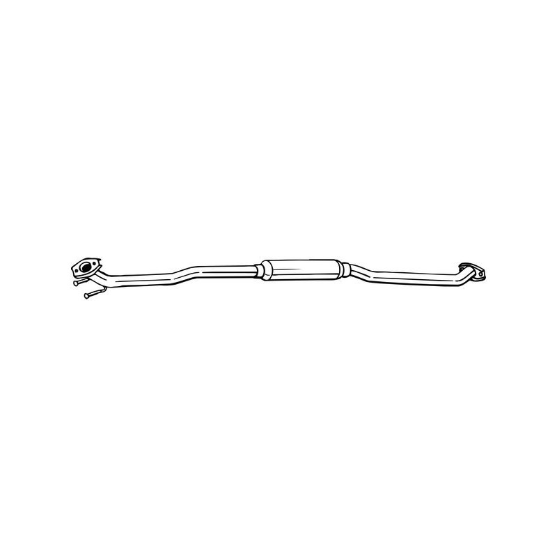 Stredný tlmič výfuku BOSAL 286-495