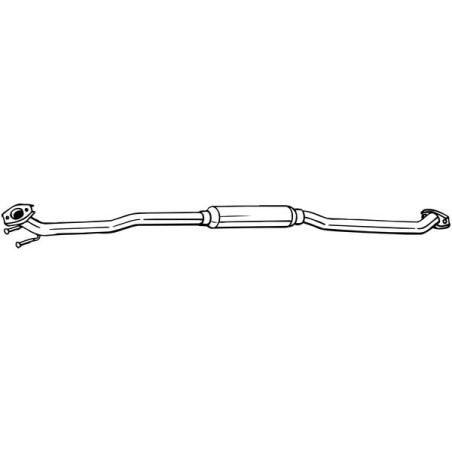Stredný tlmič výfuku BOSAL 286-495