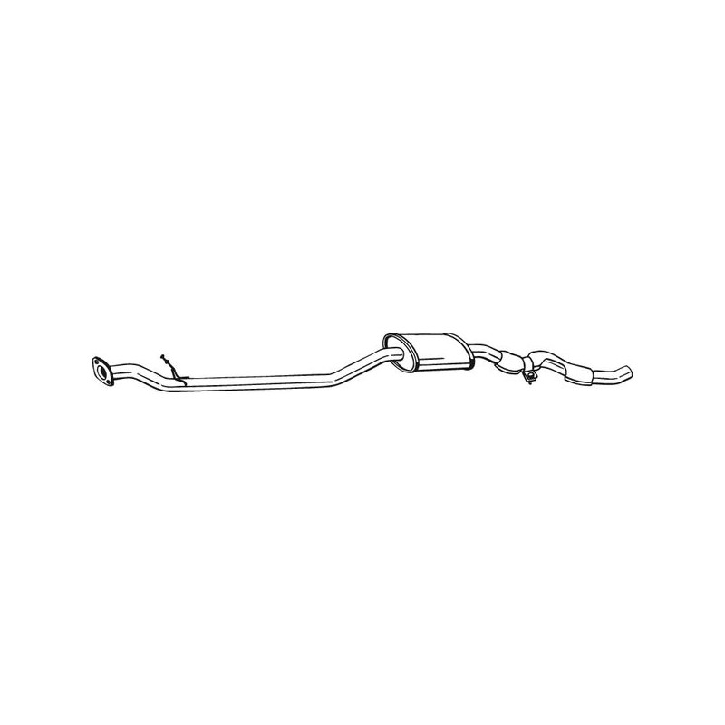Stredný tlmič výfuku BOSAL 287-237