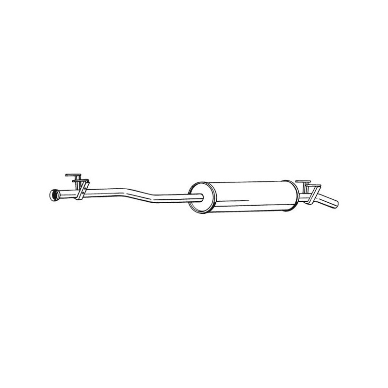 Stredný tlmič výfuku BOSAL 287-355