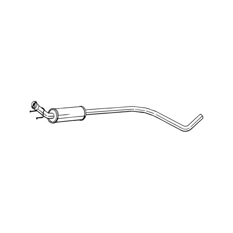 Stredný tlmič výfuku BOSAL 288-169