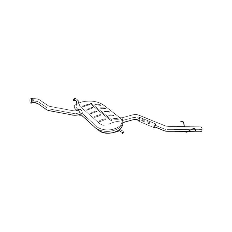Stredný tlmič výfuku BOSAL 290-517
