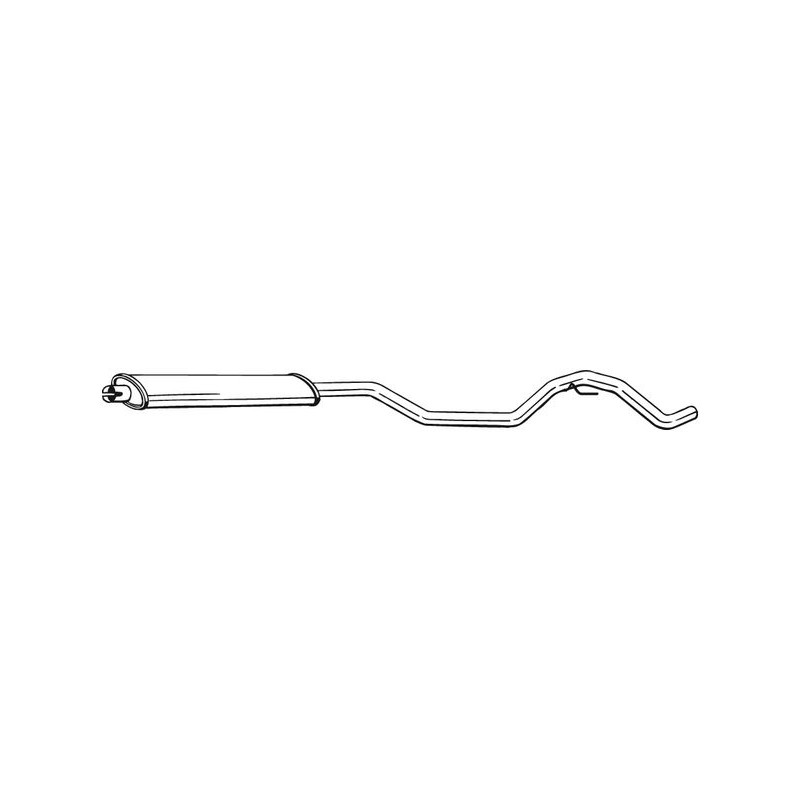 Stredný tlmič výfuku BOSAL 291-003