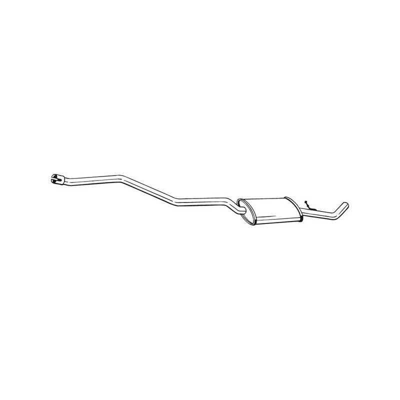 Stredný tlmič výfuku BOSAL 291-023