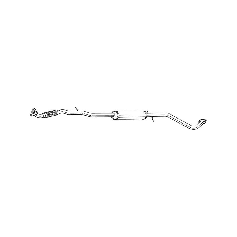 Stredný tlmič výfuku BOSAL 292-005