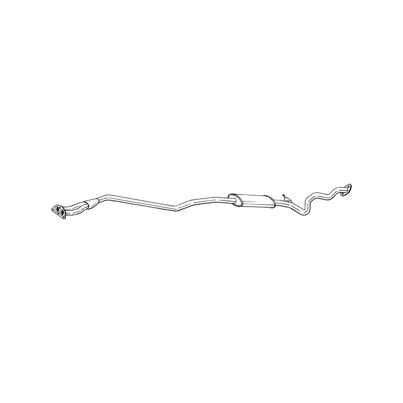 Stredný tlmič výfuku BOSAL 293-009