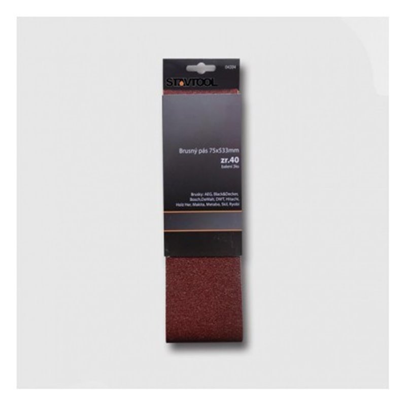 KLINGSPOR Brúsny pás 75x533mm 3ks zr.80 KL04208