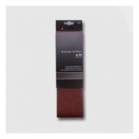 KLINGSPOR Brúsny pás 75x533mm 3ks zr.80 KL04208