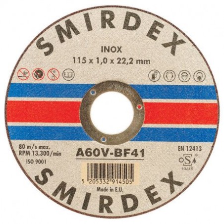 Trebor Disk rezný Inox 125x1,0x22mm SM_0040