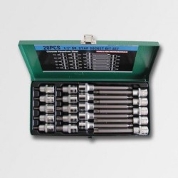 Trebor Hlavica 1/2&quot TRX sada 20 dielov (krátke a predĺžené hlavice)  H4020