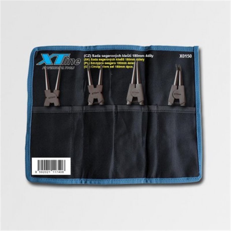 XTline Kliešte segerové CrV sada 4 diely 180mm X0150