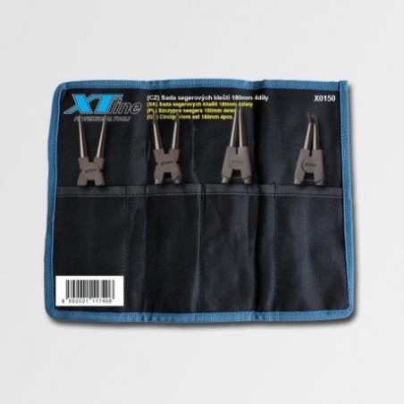 XTline Kliešte segerové CrV sada 4 diely 180mm X0150