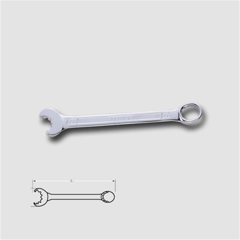 Trebor Kľúč račňový 10x10mm plochý matný HDCW1510E