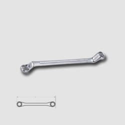 Trebor Klúč vyhnutý 18x19mm očkoplochý matný HDW751819E