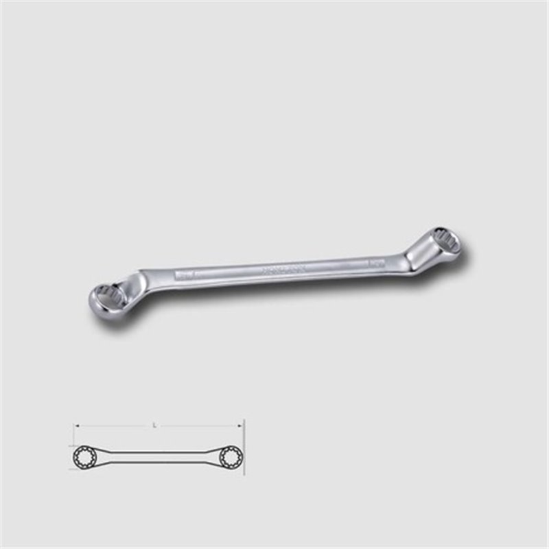 Trebor Klúč vyhnutý 30x32mm očkoplochý matný HDW753032E