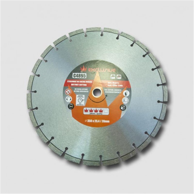 CORONA Kotúč diamantový 350x25,4mm betón PC4895