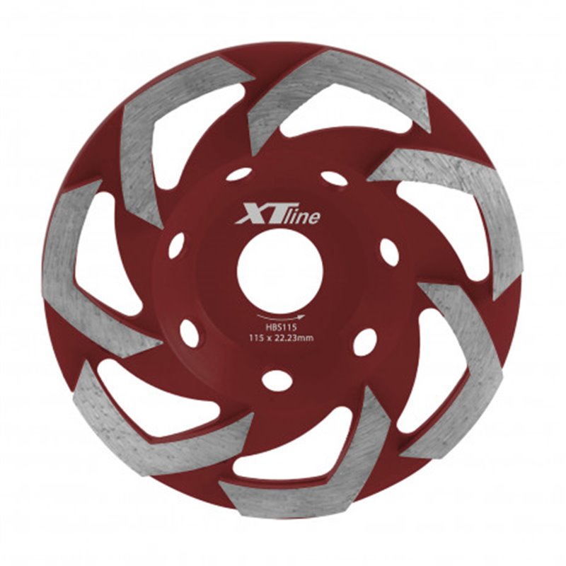XTline Kotúč diamantový brúsny jednoradý 125mm HBS125
