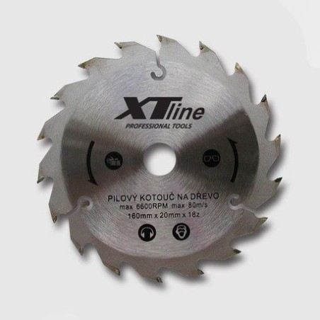 Trebor Kotúč pílový s SK plátmi na drevo 140x20mm/24 zubov TCT14024