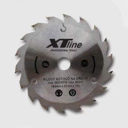 XTline Kotúč pílový s SK plátmi na drevo 255x30mm/60 zubov TCT25560