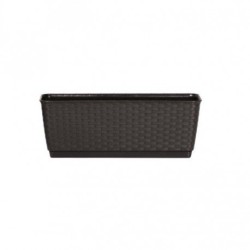 Trebor Kvetináč RATOLLA P tmavohnedý 30x12x13cm DRL300P/440U