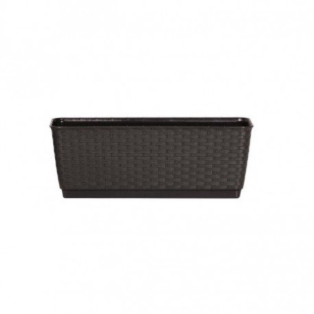 Trebor Kvetináč RATOLLA P tmavohnedý 30x12x13cm DRL300P/440U